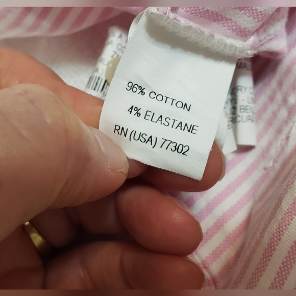 Zara Women's Long Sleeve Striped Button Down Shirt Pink and White Size S - Picture 16 of 16